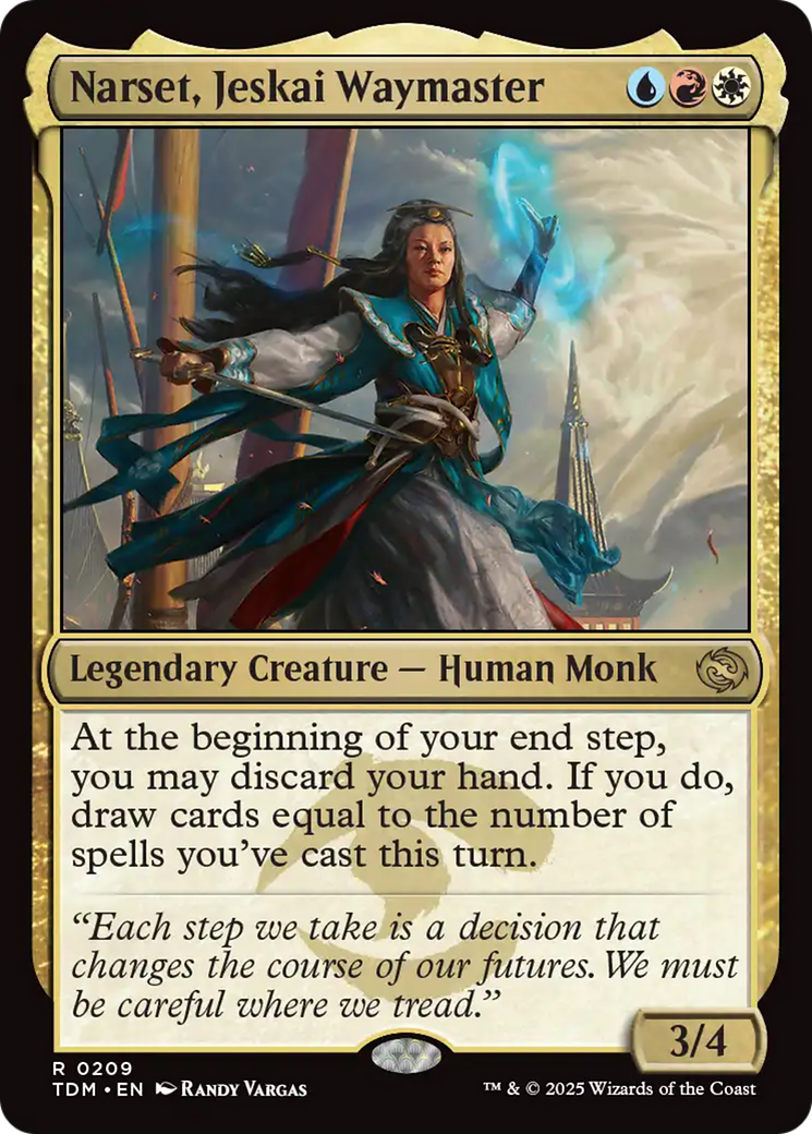 Narset, Jeskai Waymaster [Tarkir: Dragonstorm] | Galaxy Games LLC