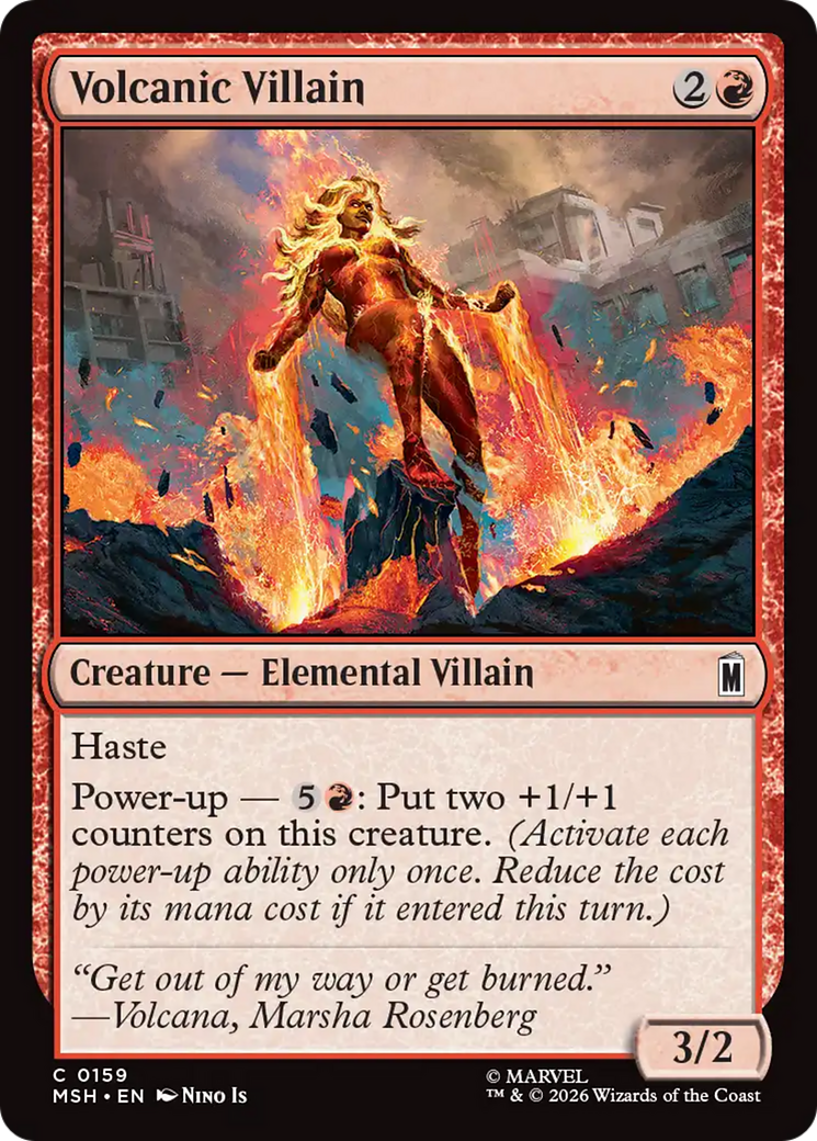 Volcanic Villain [Marvel Super Heroes] | Galaxy Games LLC