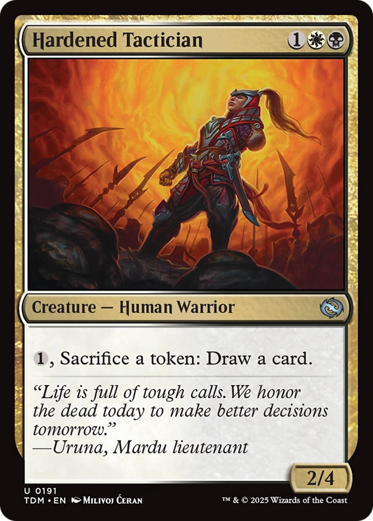 Hardened Tactician [Tarkir: Dragonstorm] | Galaxy Games LLC