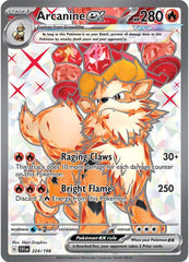 Arcanine ex (224/198) [Scarlet & Violet: Base Set] | Galaxy Games LLC