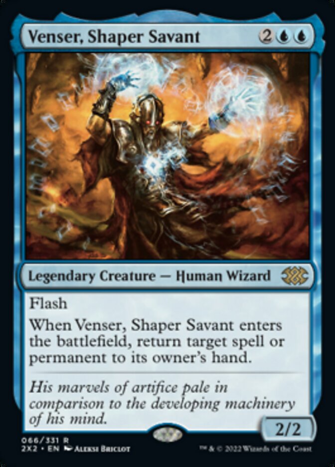 Venser, Shaper Savant [Double Masters 2022] | Galaxy Games LLC