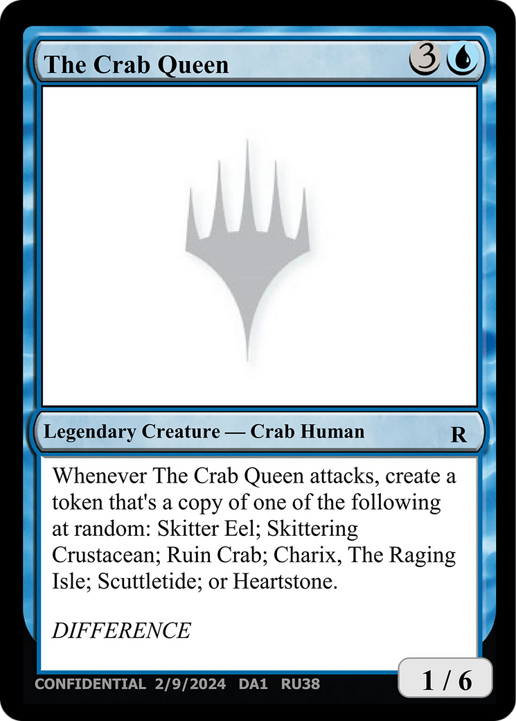 The Crab Queen [Mystery Booster 2 Playtest Cards] | Galaxy Games LLC