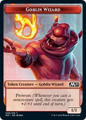 Goblin Wizard // Treasure Double-Sided Token [Core Set 2021 Tokens] | Galaxy Games LLC