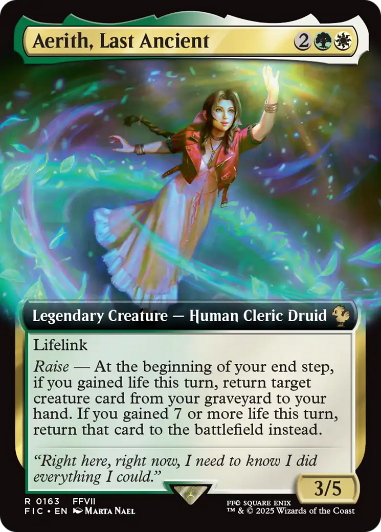 Aerith, Last Ancient (Extended Art) [FINAL FANTASY Commander] | Galaxy Games LLC