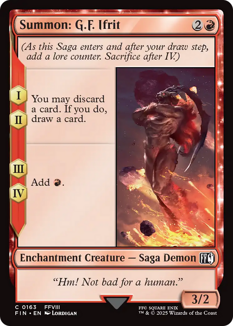 Summon: G.F. Ifrit [FINAL FANTASY] | Galaxy Games LLC