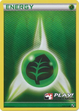 Grass Energy (105/114) (Play Pokemon Promo) [Black & White: Base Set] | Galaxy Games LLC