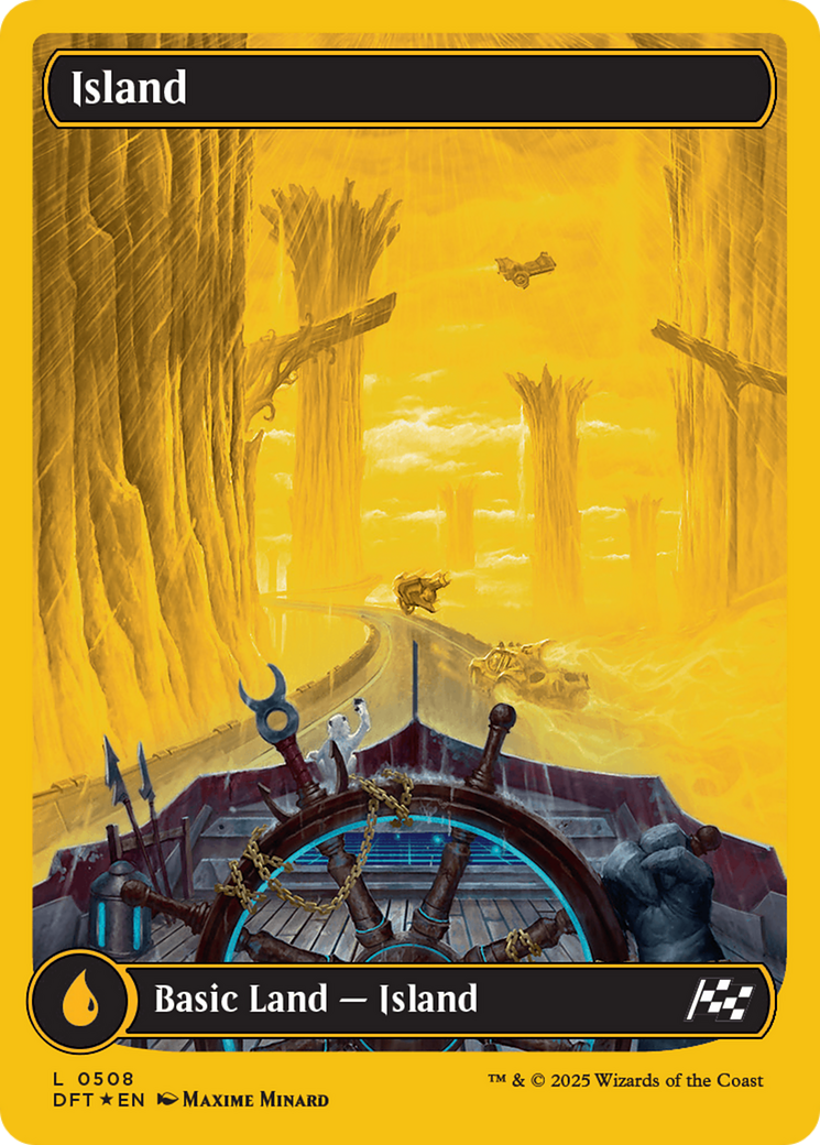 Island (0508) (First-Place Foil) [Aetherdrift] | Galaxy Games LLC