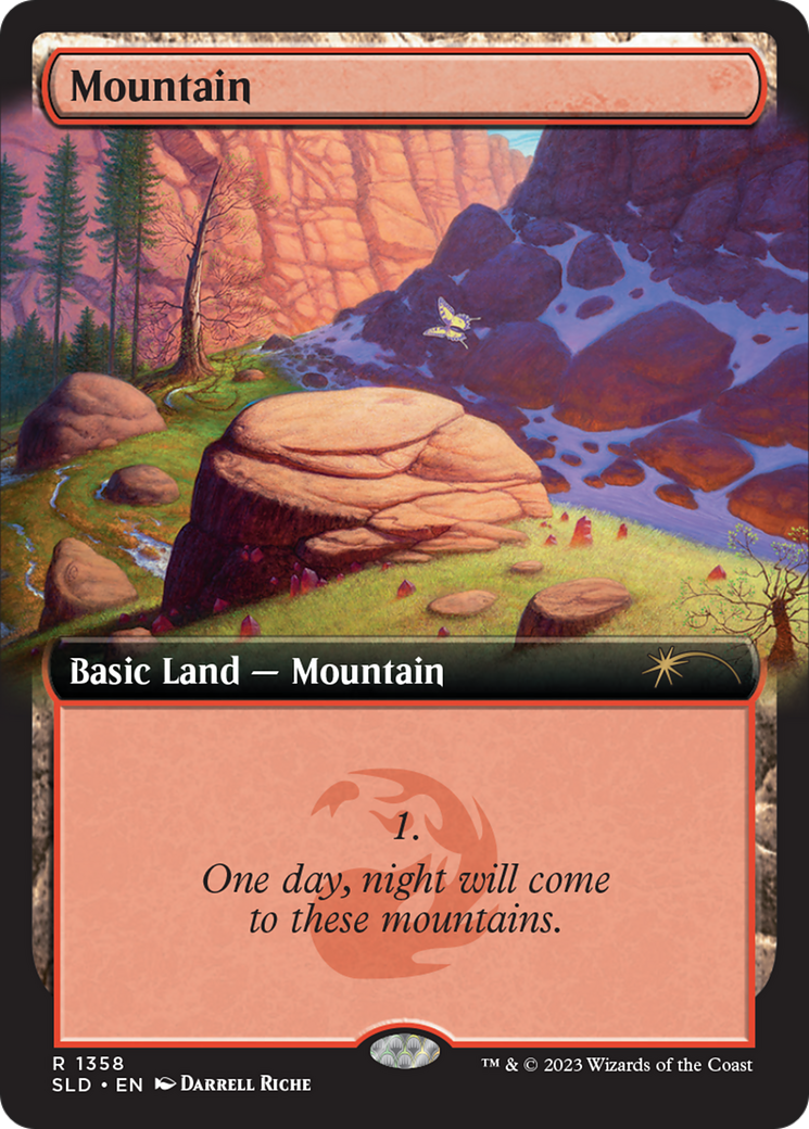 Mountain (1358) [Secret Lair Drop Series] | Galaxy Games LLC