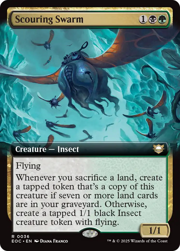 Scouring Swarm (Extended Art) [Edge of Eternities Commander] | Galaxy Games LLC