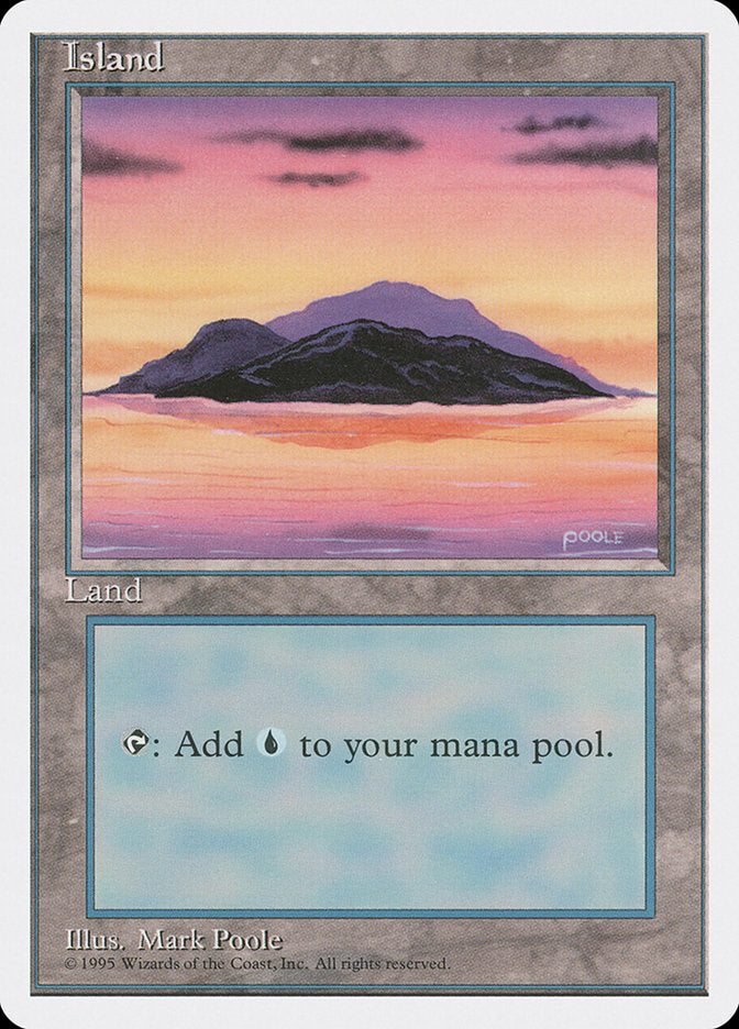 Island (Sunset / Signature on Right) [Fourth Edition] | Galaxy Games LLC