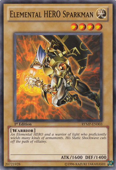 Elemental HERO Sparkman [RYMP-EN003] Common | Galaxy Games LLC
