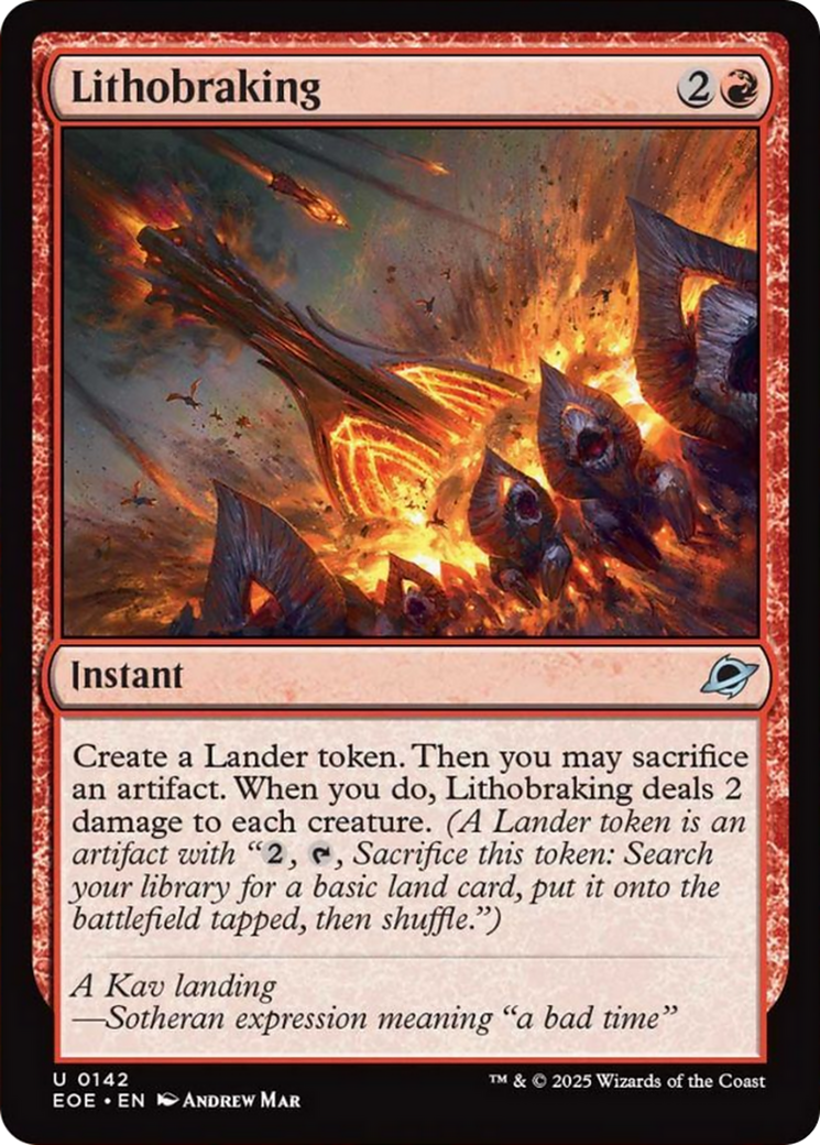 Lithobraking [Edge of Eternities] | Galaxy Games LLC
