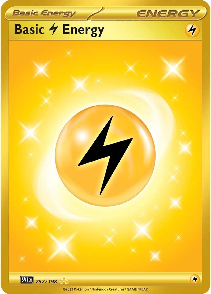 Lightning Energy (257/198) [Scarlet & Violet: Base Set] | Galaxy Games LLC