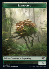 Saproling // Treasure Double-Sided Token [Double Masters 2022 Tokens] | Galaxy Games LLC