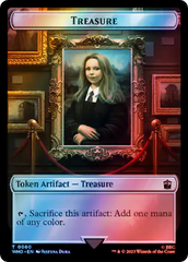 Fish // Treasure (0060) Double-Sided Token (Surge Foil) [Doctor Who Tokens] | Galaxy Games LLC
