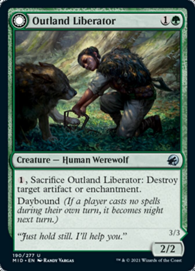Outland Liberator // Frenzied Trapbreaker [Innistrad: Midnight Hunt] | Galaxy Games LLC