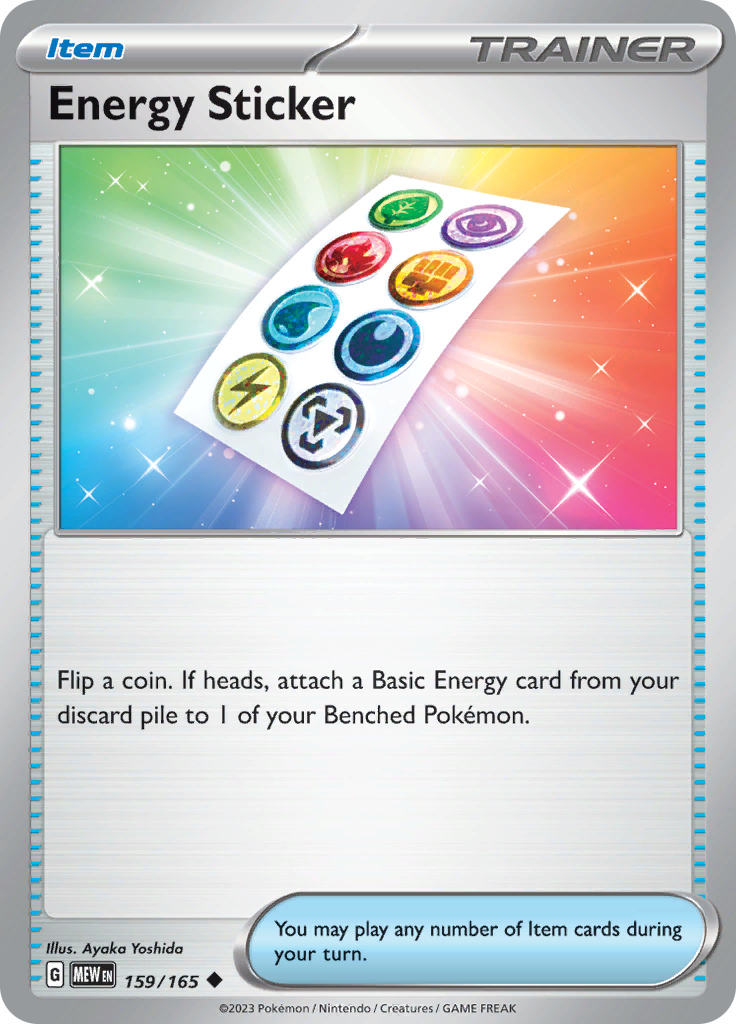 Energy Sticker (159/165) [Scarlet & Violet 151] | Galaxy Games LLC