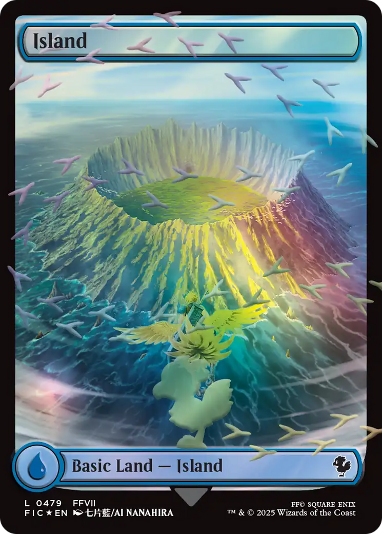 Island (Chocobo Track Foil) [FINAL FANTASY Commander] | Galaxy Games LLC