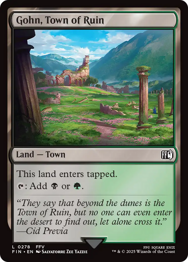 Gohn, Town of Ruin [FINAL FANTASY] | Galaxy Games LLC