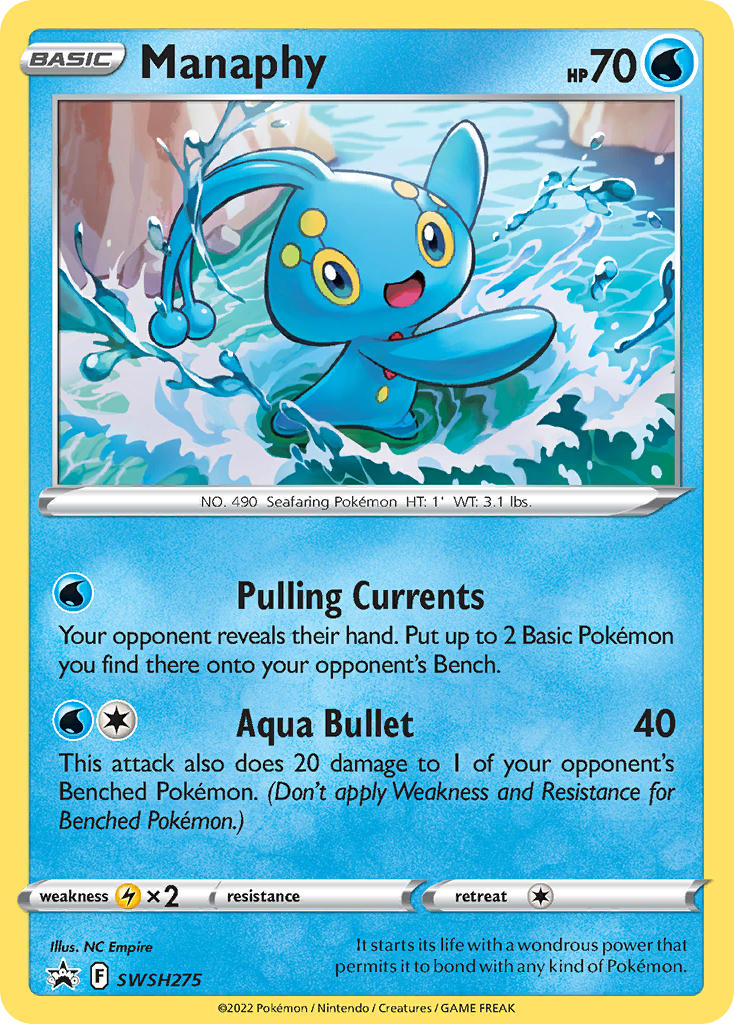 Manaphy (SWSH275) [Sword & Shield: Black Star Promos] | Galaxy Games LLC