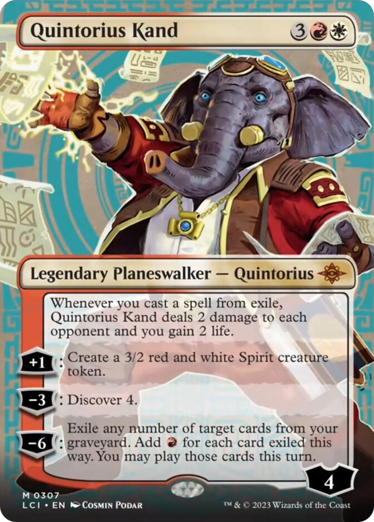 Quintorius Kand (0307) (Borderless) [The Lost Caverns of Ixalan] | Galaxy Games LLC