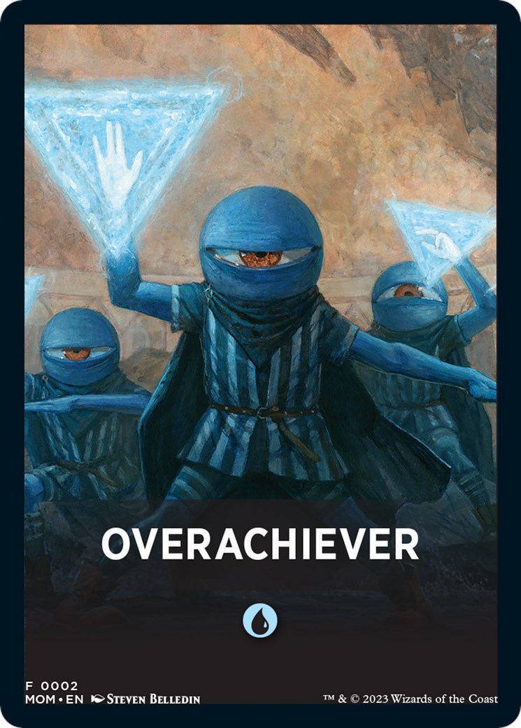Overachiever Theme Card [March of the Machine Tokens] | Galaxy Games LLC