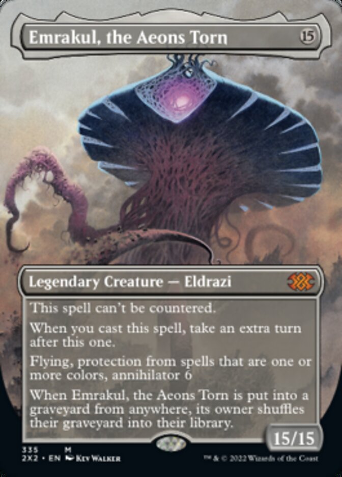 Emrakul, the Aeons Torn (Borderless Alternate Art) [Double Masters 2022] | Galaxy Games LLC