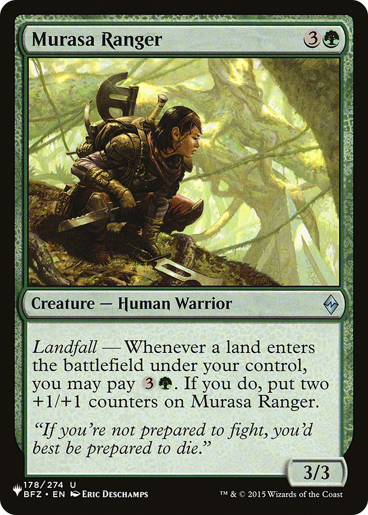 Murasa Ranger [The List] | Galaxy Games LLC