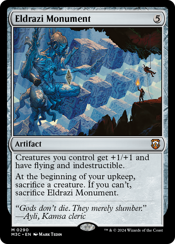 Eldrazi Monument (Ripple Foil) [Modern Horizons 3 Commander] | Galaxy Games LLC