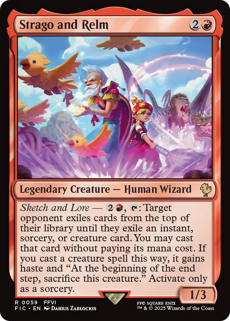 Strago and Relm [FINAL FANTASY Commander] | Galaxy Games LLC