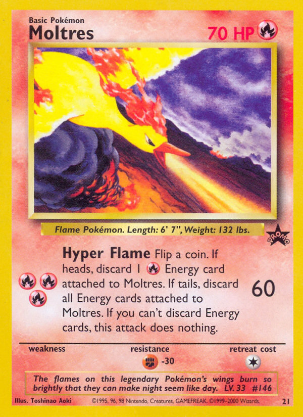 Moltres (21) [Wizards of the Coast: Black Star Promos] | Galaxy Games LLC