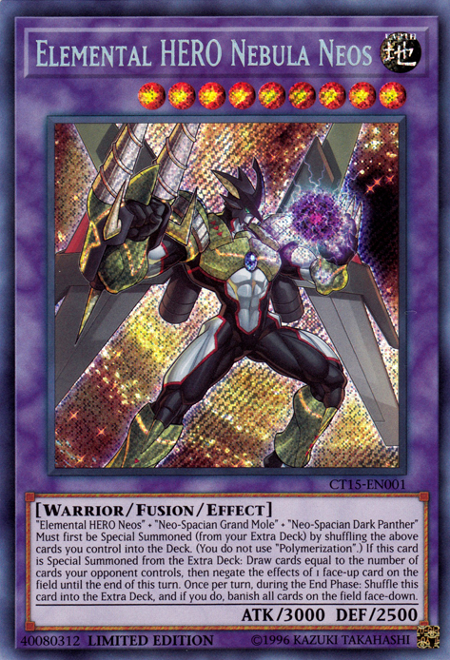 Elemental Hero Nebula Neos [CT15-EN001] Secret Rare | Galaxy Games LLC