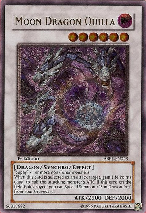 Yu-Gi-Oh! - Moon Dragon Quilla (ABPF-EN043) - Absolute Powerforce - Unlimited Edition - Ultimate Rare Yu-Gi-Oh! - Moon Dragon Quilla (ABPF-EN043) - Absolute Powerforce - Unlimited Edition - Ultimate Rare
