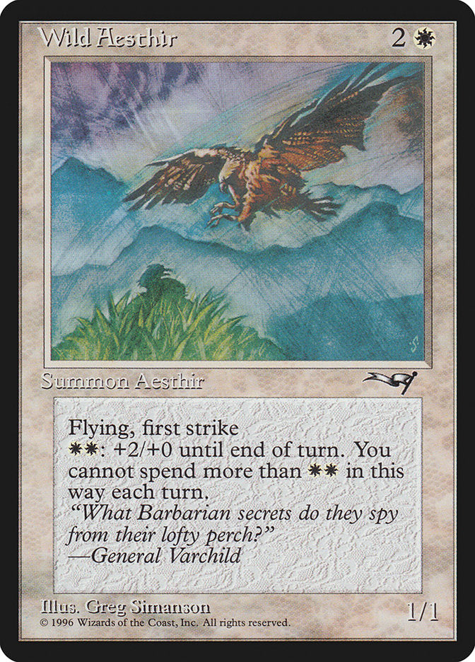 Wild Aesthir (Mountain Background) [Alliances] | Galaxy Games LLC