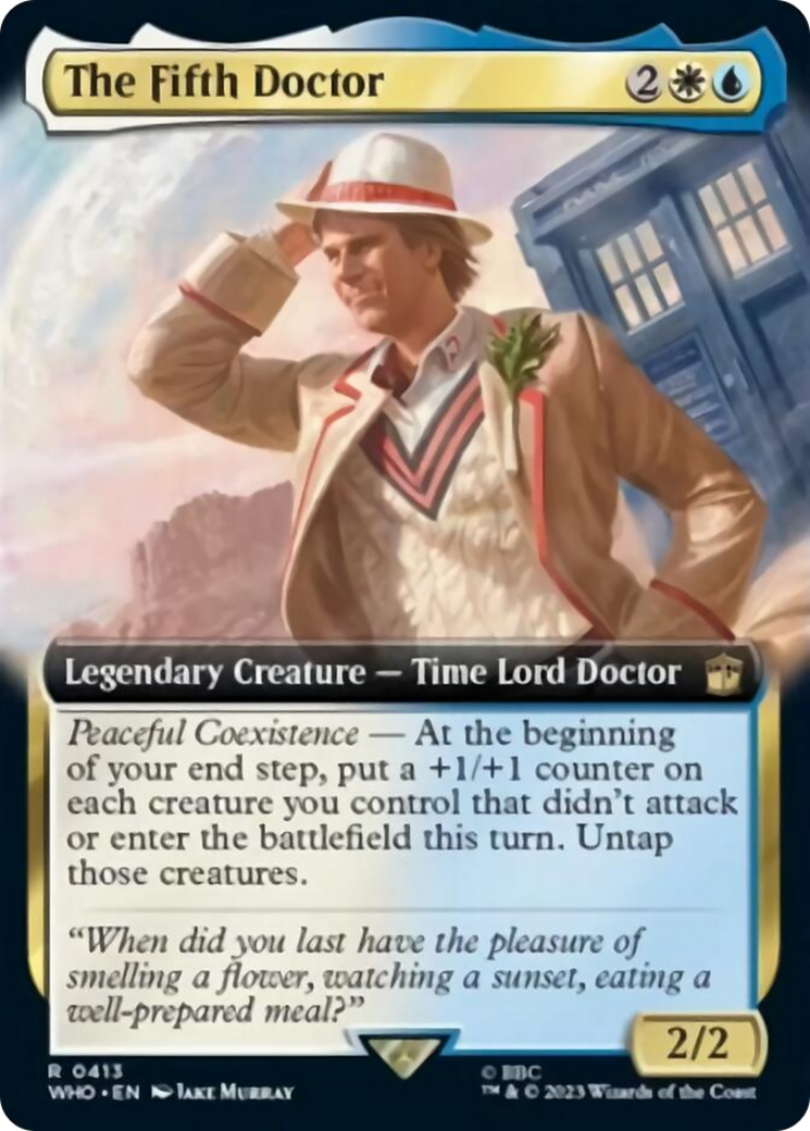 The Fifth Doctor (Extended Art) [Doctor Who] | Galaxy Games LLC