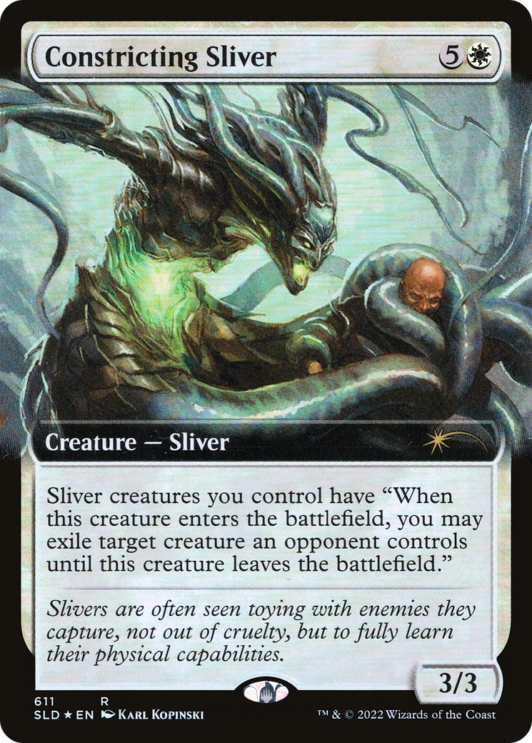 Constricting Sliver (Extended Art) [Secret Lair Drop Promos] | Galaxy Games LLC