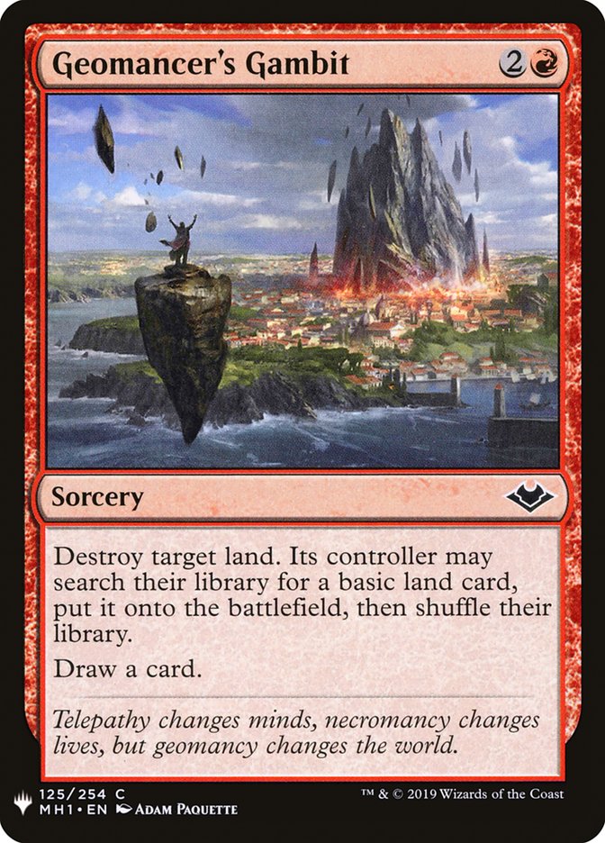 Geomancer's Gambit [Mystery Booster] | Galaxy Games LLC