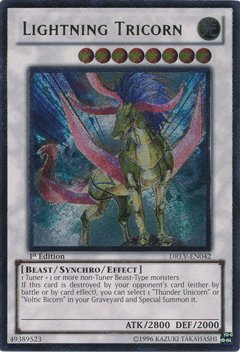 Lightning Tricorn [DREV-EN042] Ultimate Rare | Galaxy Games LLC