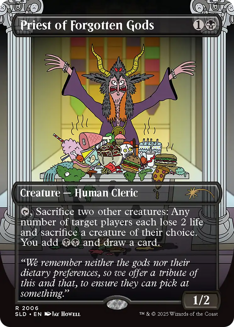 Priest of Forgotten Gods (Rainbow Foil) [Secret Lair Drop Series] | Galaxy Games LLC