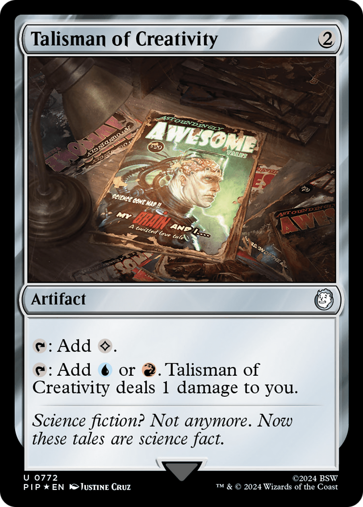 Talisman of Creativity (Surge Foil) [Fallout] | Galaxy Games LLC