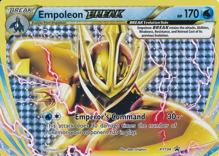 Empoleon BREAK (XY134) (Jumbo Card) [XY: Black Star Promos] | Galaxy Games LLC