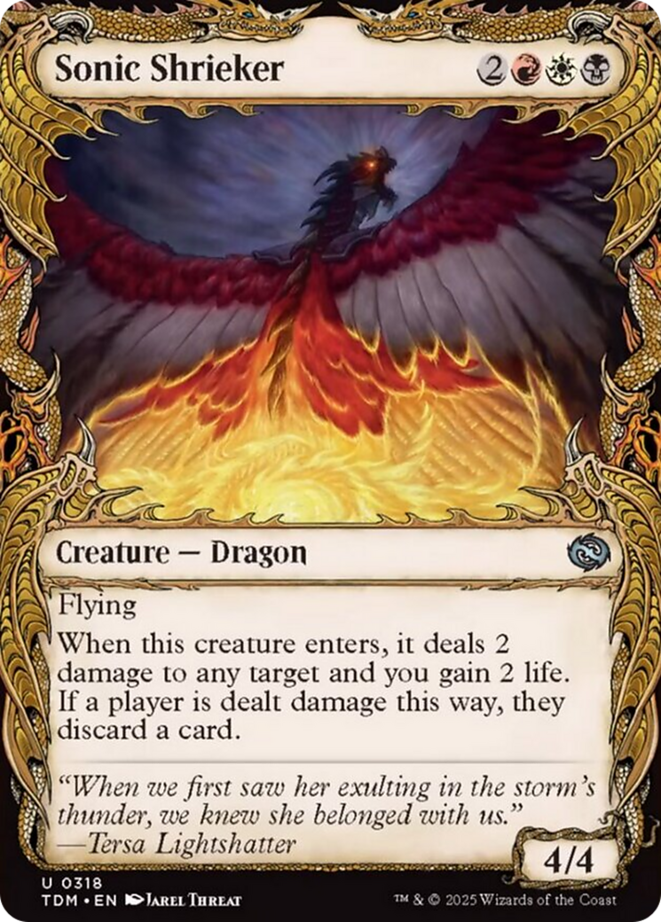 Sonic Shrieker (Showcase) [Tarkir: Dragonstorm] | Galaxy Games LLC
