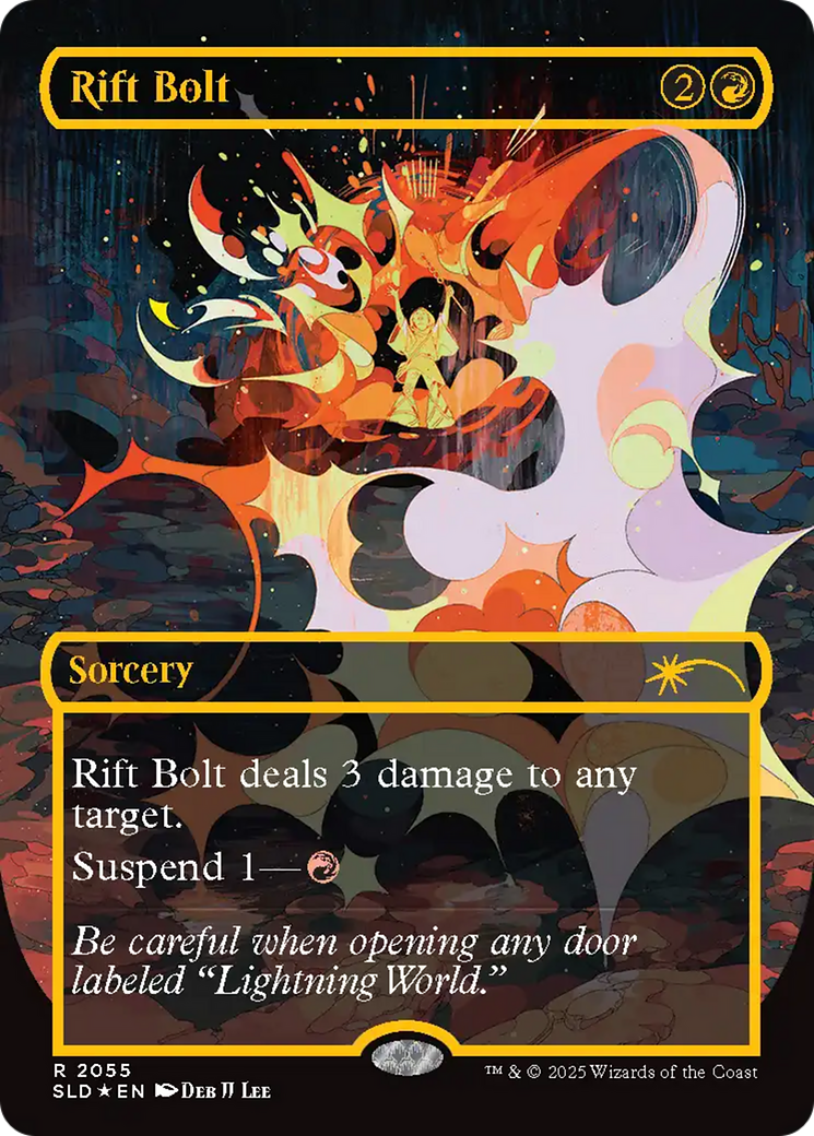 Rift Bolt (2055) (Raised Foil) [Secret Lair Drop Series] | Galaxy Games LLC