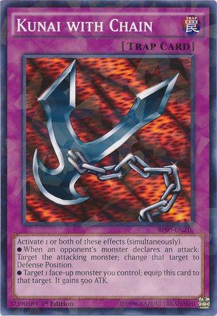 Kunai with Chain [BP03-EN210] Shatterfoil Rare | Galaxy Games LLC