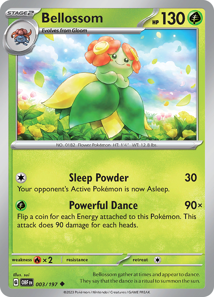 Bellossom (003/197) [Scarlet & Violet: Obsidian Flames] | Galaxy Games LLC