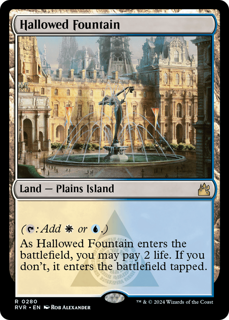 Hallowed Fountain [Ravnica Remastered] | Galaxy Games LLC
