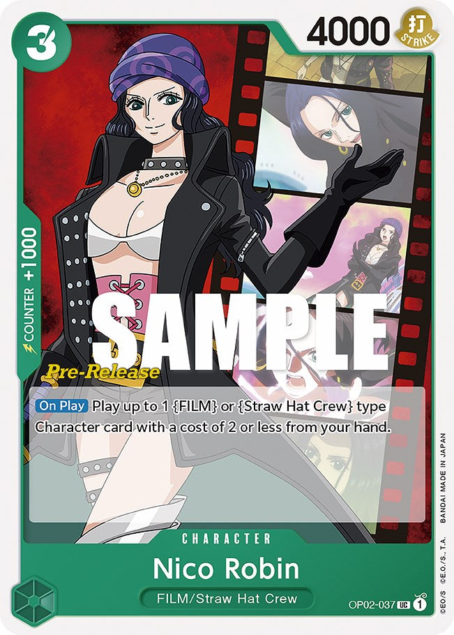 Nico Robin [Paramount War Pre-Release Cards] | Galaxy Games LLC