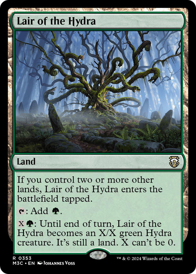 Lair of the Hydra (Ripple Foil) [Modern Horizons 3 Commander] | Galaxy Games LLC