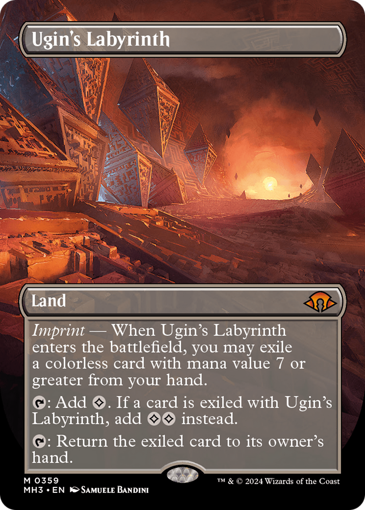 Ugin's Labyrinth (Borderless) [Modern Horizons 3] | Galaxy Games LLC
