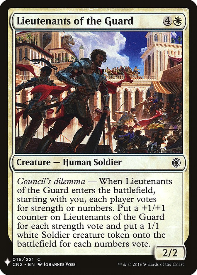 Lieutenants of the Guard [Mystery Booster] | Galaxy Games LLC